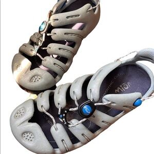 MION Women 8 Blue Hiking
Trail Beach Sand Water Sandals
Shoes Ergomorphic s/ 6